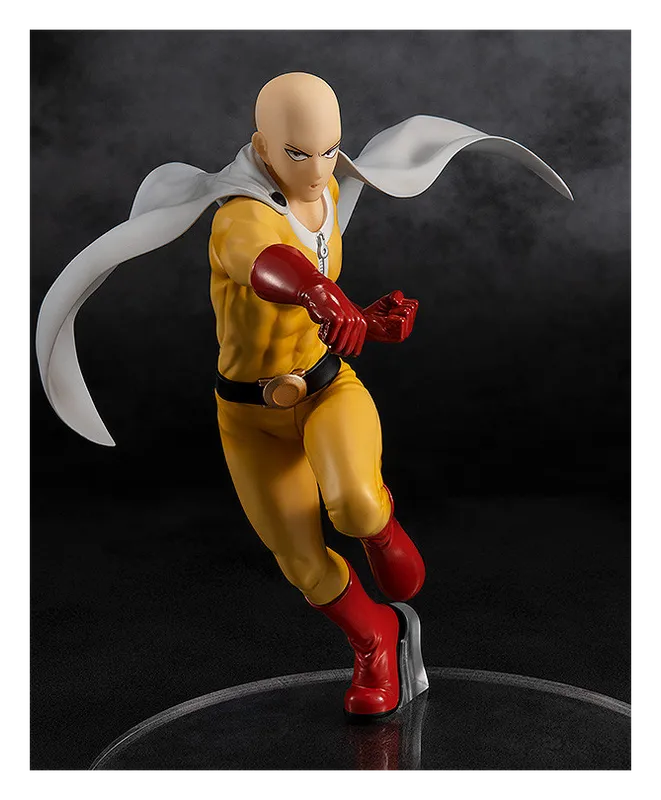 POP UP PARADE Saitama figure mid-punch with his cape flowing, side view