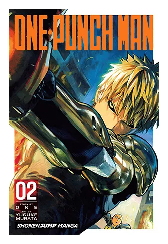 One-Punch Man manga volume 2 cover with Genos