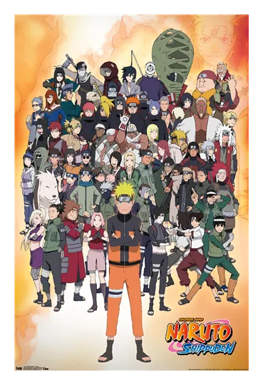 Naruto Shippuden Group Wall Poster
