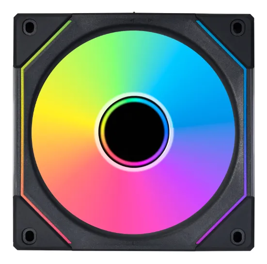 Lian Li UNI FAN SL-INF 120 black fan with infinity-mirror rainbow RGB