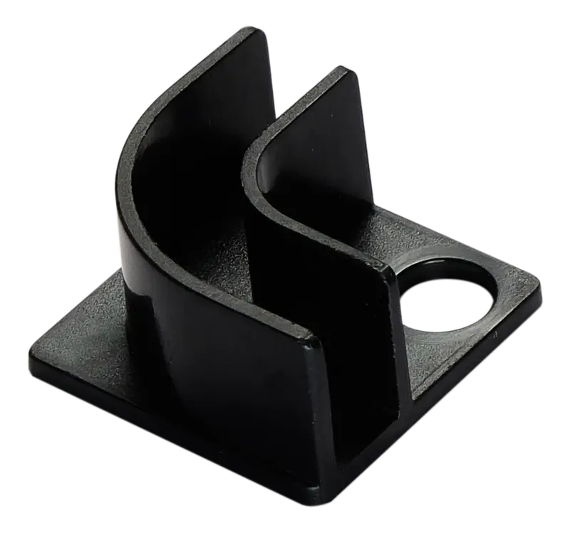 Black 90-degree mounting bracket for the Phanteks NEON LED strip