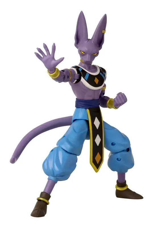 Dragon Stars Beerus figure in a fighting pose