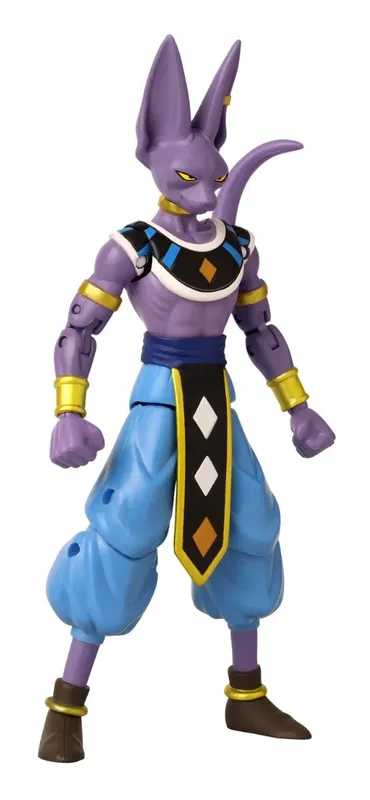 Dragon Stars Beerus figure turned slightly left