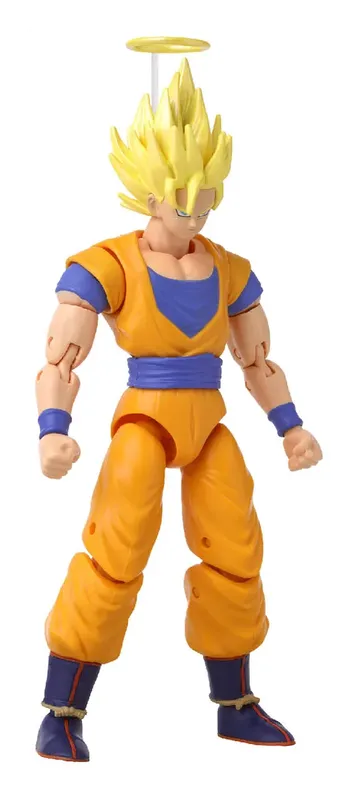 Dragon Stars Super Saiyan 2 Goku figure turned slightly right