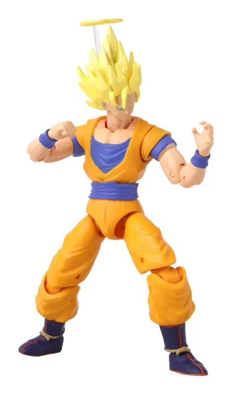 Dragon Stars Super Saiyan 2 Goku figure in a fighting pose