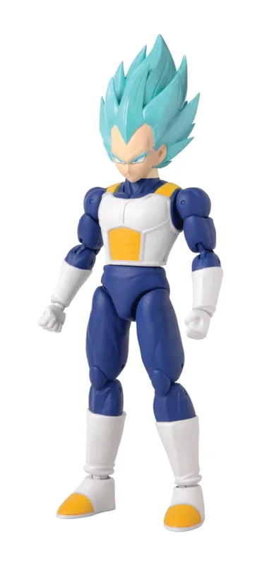 Dragon Stars Super Saiyan Blue Vegeta figure, front view