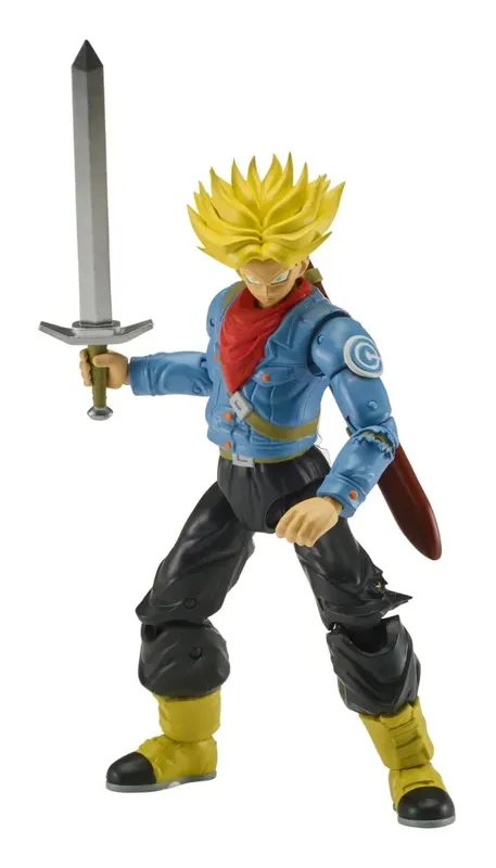 Dragon Stars Super Saiyan Future Trunks figure raising his sword