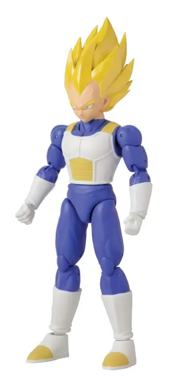 Dragon Stars Super Saiyan Vegeta figure turned slightly to the side