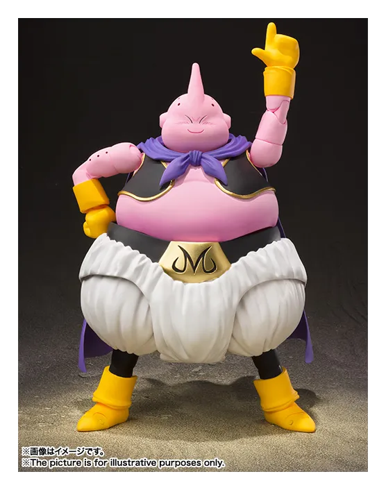 S.H.Figuarts Majin Buu (Good) figure raising a hand