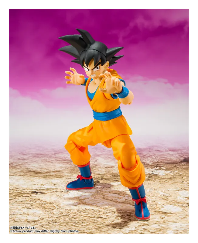 S.H.Figuarts Dragon Ball Daima Goku figure in a fighting stance