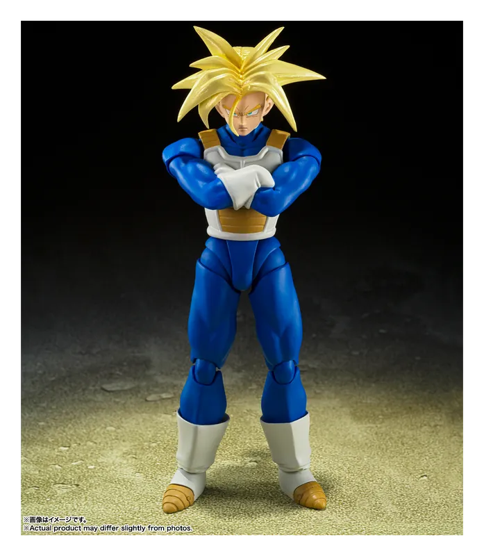 S.H.Figuarts Super Saiyan Trunks Infinite Latent Super Power figure with arms crossed