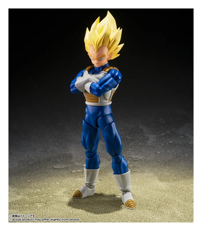 S.H.Figuarts Super Saiyan Vegeta Dangerous Pride figure with arms crossed
