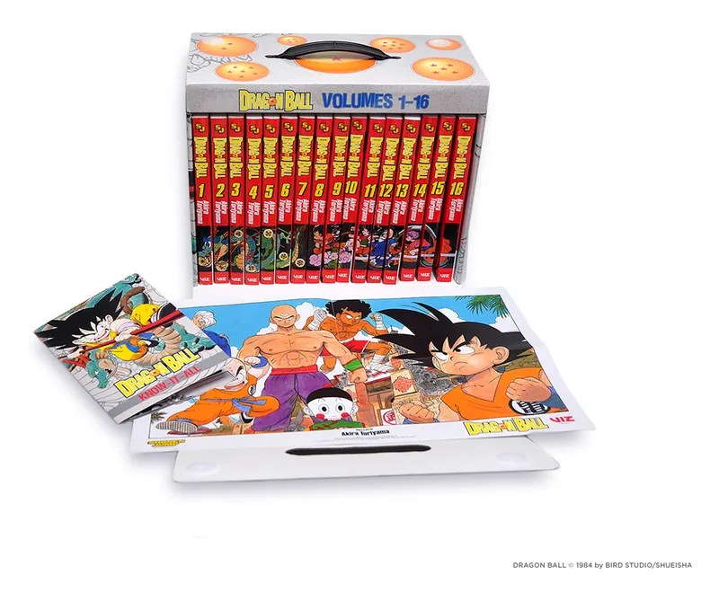 Dragon Ball Complete Box Set with all 16 volumes, poster and booklet