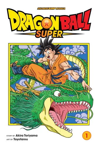 Dragon Ball Super manga volume 1 cover with Goku and Shenron