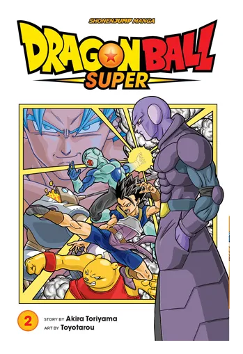 Dragon Ball Super manga volume 2 cover with Hit and Vegeta