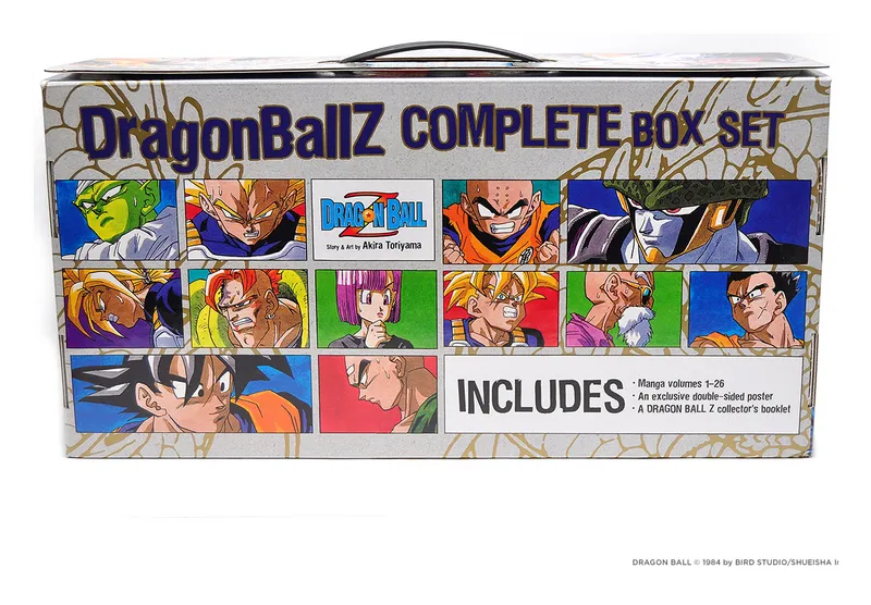 Back of the Dragon Ball Z Complete Box Set box listing what's included