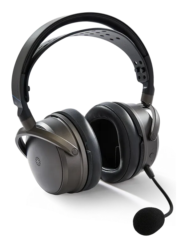 Audeze Maxwell 2 wireless gaming headset with its boom mic attached