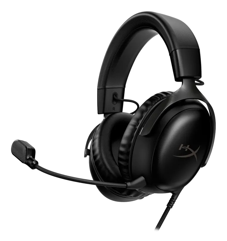 HyperX Cloud III wired gaming headset in black with mic