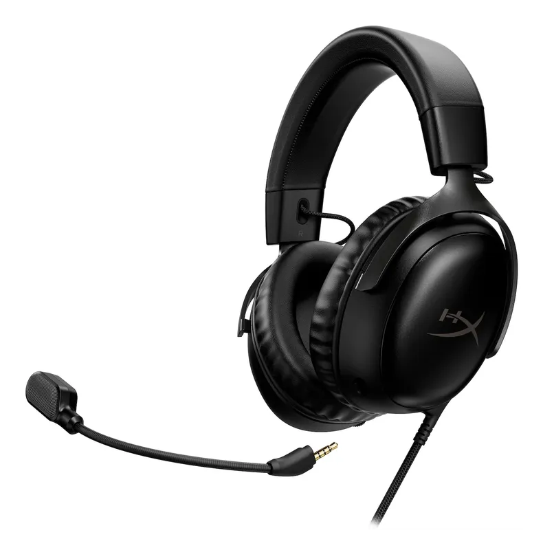 HyperX Cloud III headset with its detachable mic