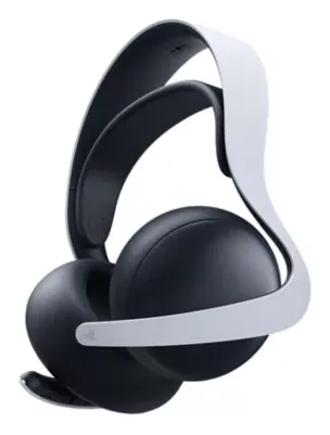 PlayStation Pulse Elite wireless headset in white and black
