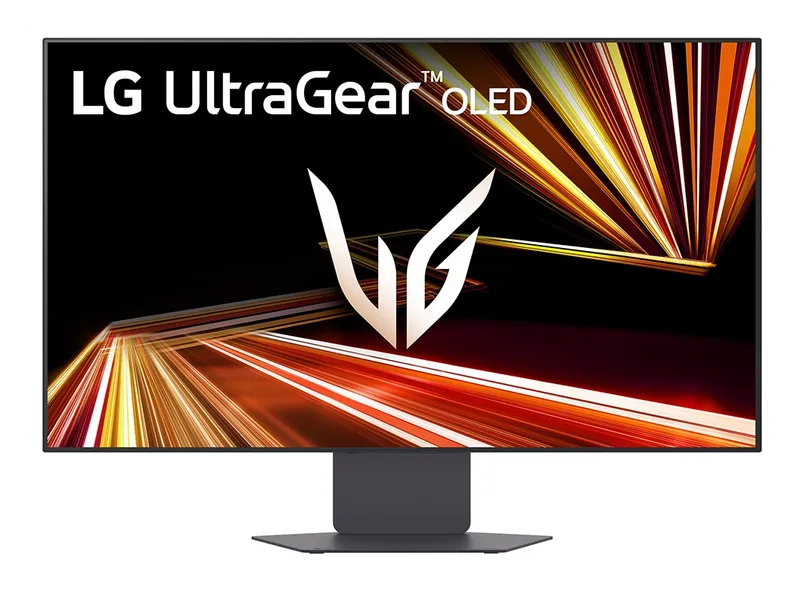 LG UltraGear 32GX870A 32-inch OLED gaming monitor, front view