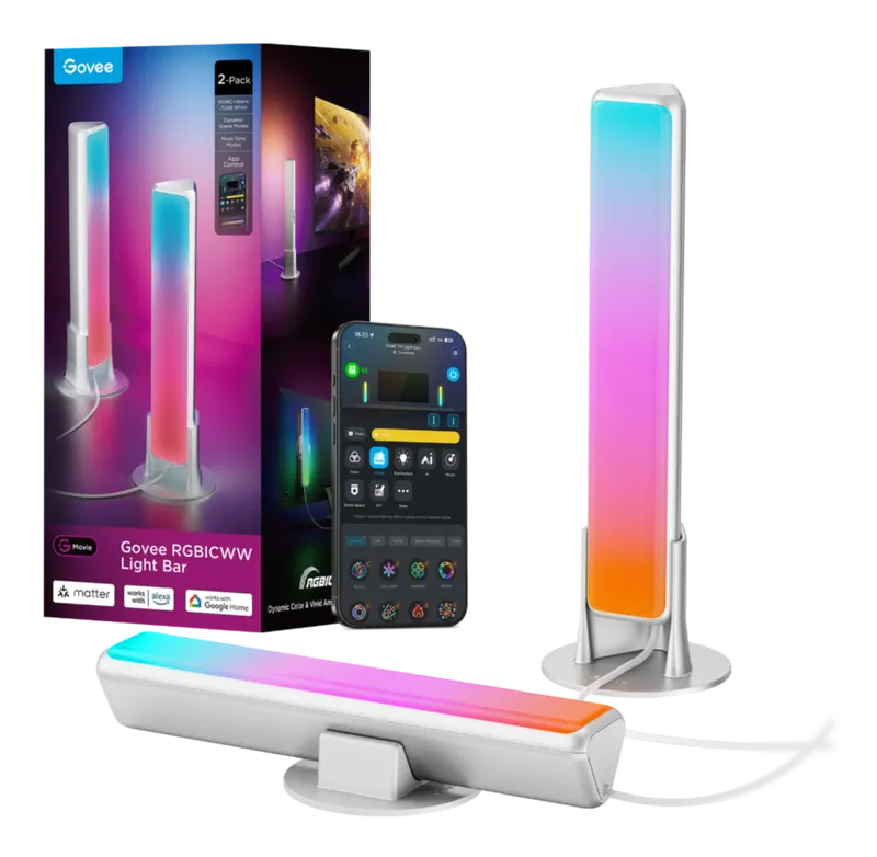 Govee Flow Plus Light Bars 2-pack in white with retail box