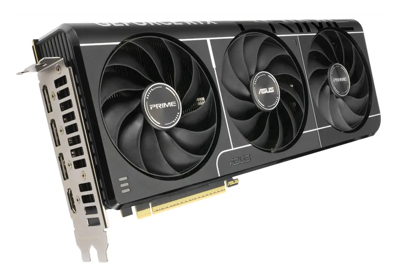 ASUS Prime GeForce RTX 5080 triple-fan graphics card