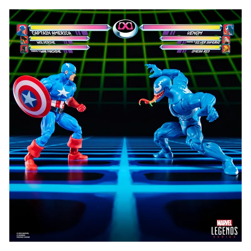 Marvel Legends Gamerverse Captain America vs Venom