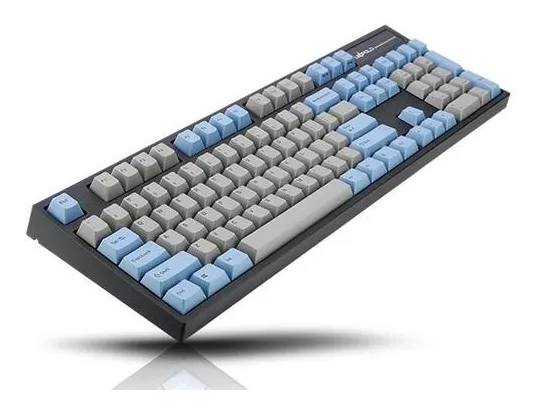 Leopold FC900R keyboard, angled view