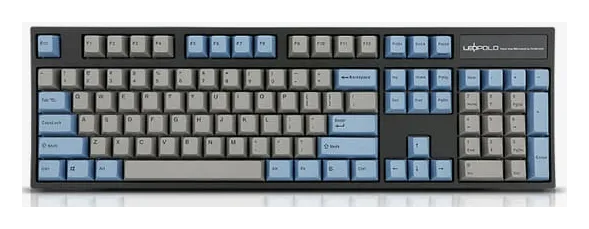 Leopold FC900R keyboard, top view