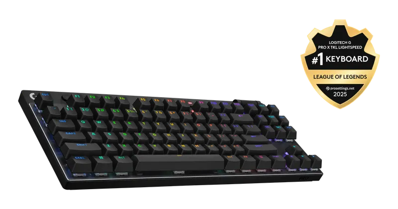 Logitech G Pro X TKL Lightspeed wireless tenkeyless gaming keyboard