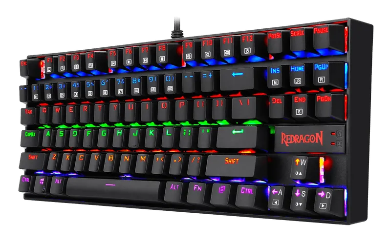 Redragon K552 Kumara keyboard, angled front view