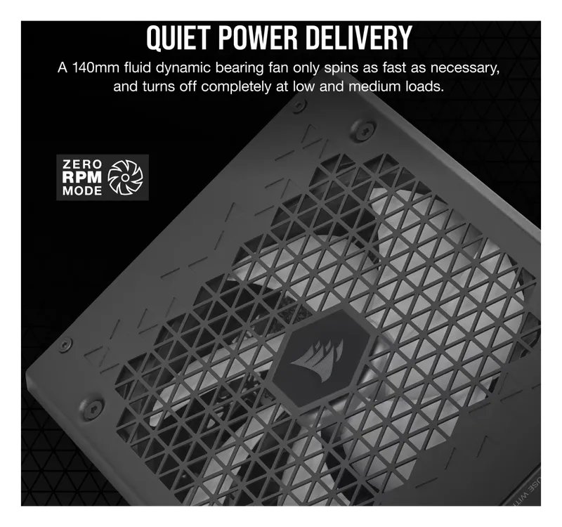 Corsair HX1200i fan with Zero RPM mode