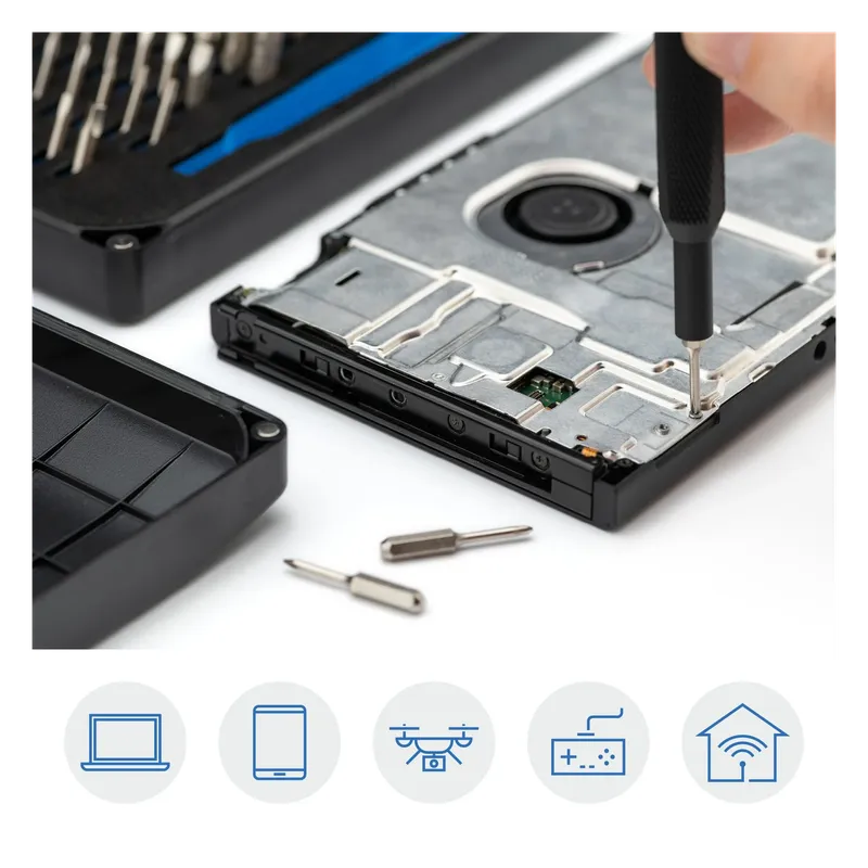 iFixit Mako driver opening a game console