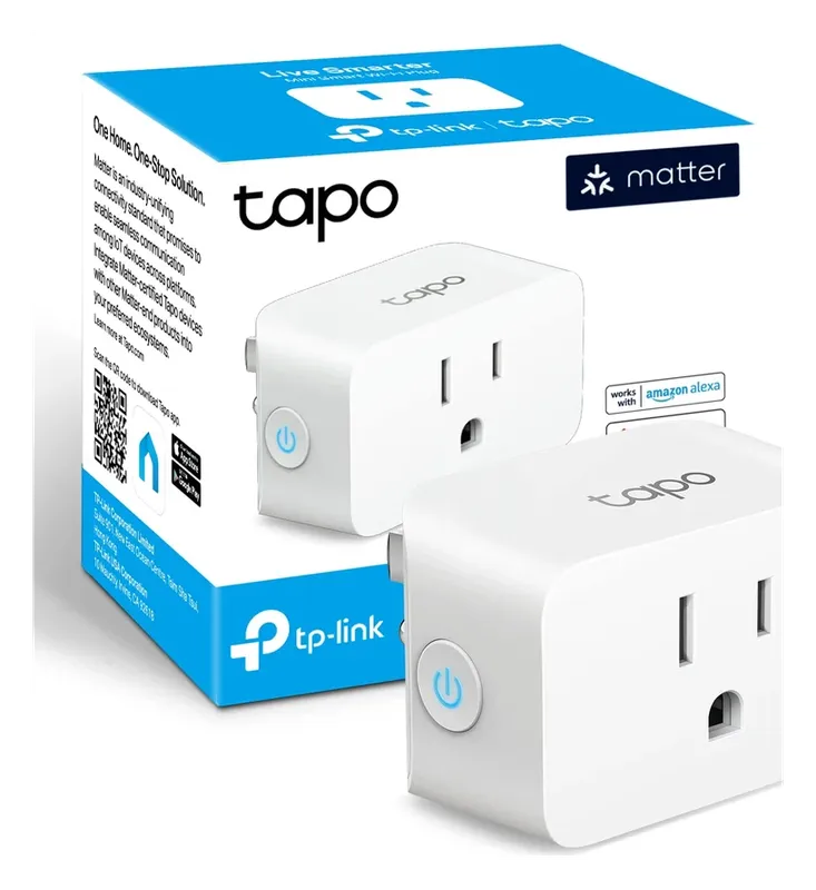 TP-Link Tapo P125M Matter mini smart plugs with retail box