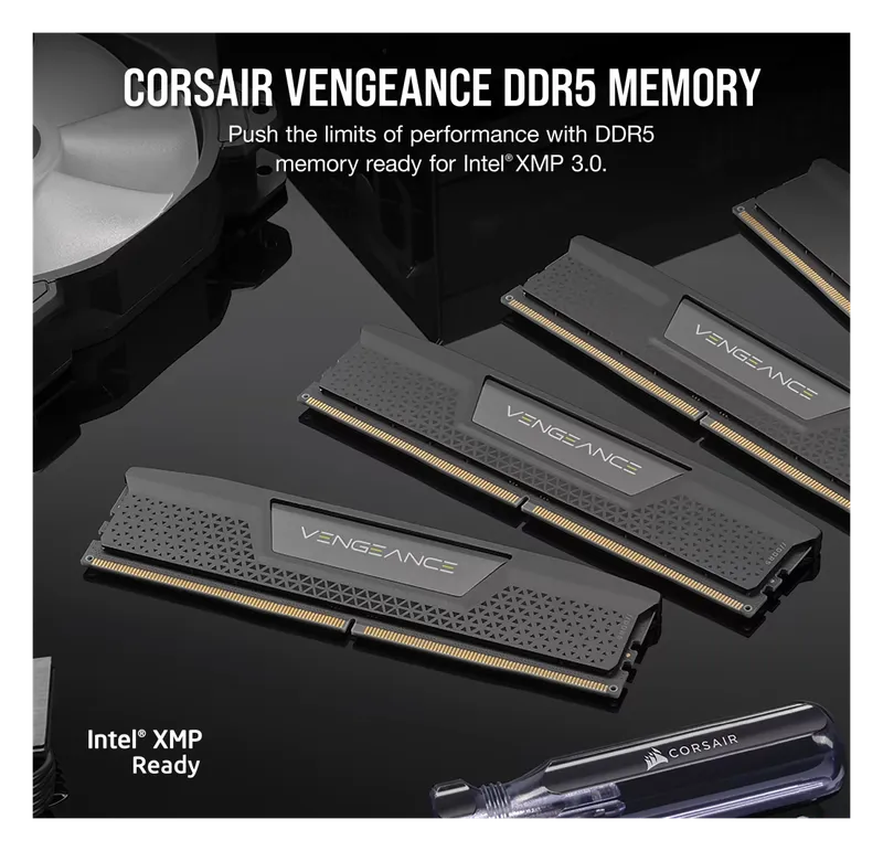 Corsair Vengeance DDR5 memory modules, Intel XMP 3.0 ready