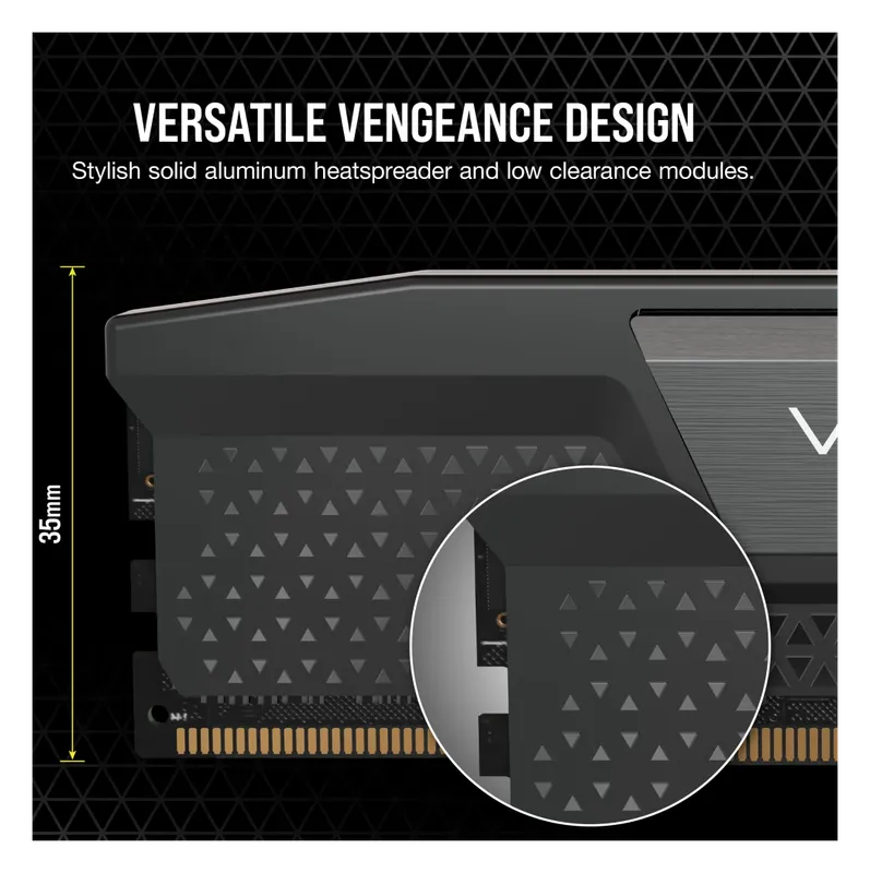 Corsair Vengeance DDR5 low-profile 35 mm module height