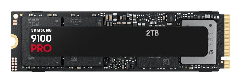 Samsung 9100 PRO 2TB M.2 SSD, top view