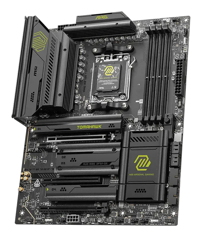 MSI MAG X870E Tomahawk WiFi ATX motherboard for AMD AM5