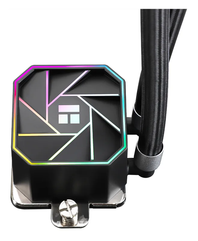Thermalright Aqua Elite 360 pump head, angled view