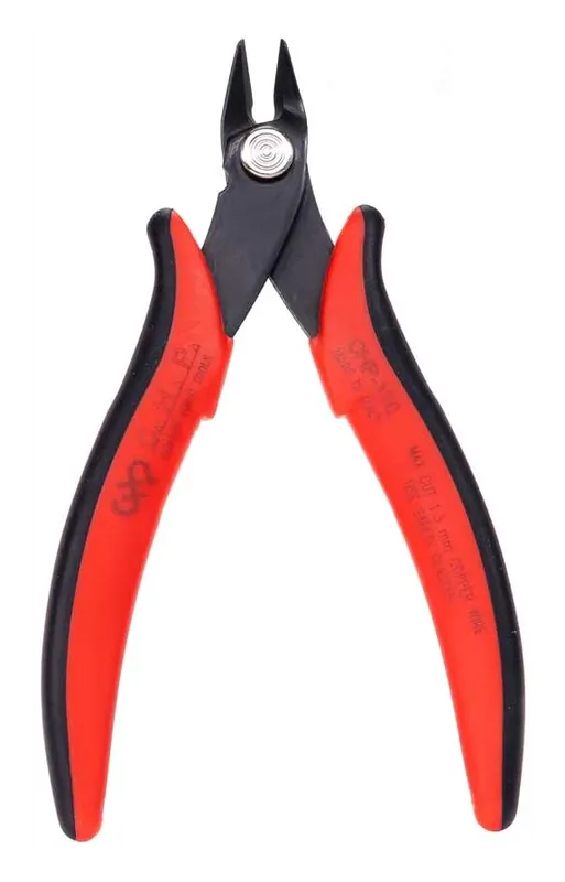 Hakko CHP-170 micro cutter with red and black grips