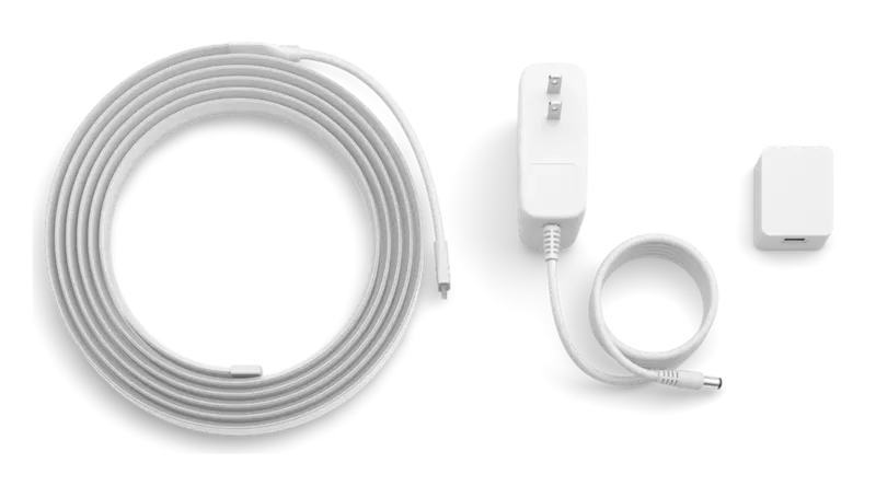 Philips Hue Flux Lightstrip coil with power supply and controller