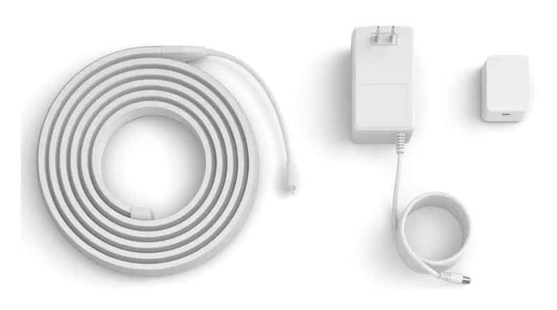 Philips Hue OmniGlow Lightstrip coil with power supply and controller