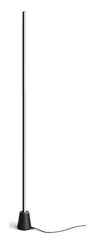 Hue Play Gradient Floor Lamp, unlit, side view